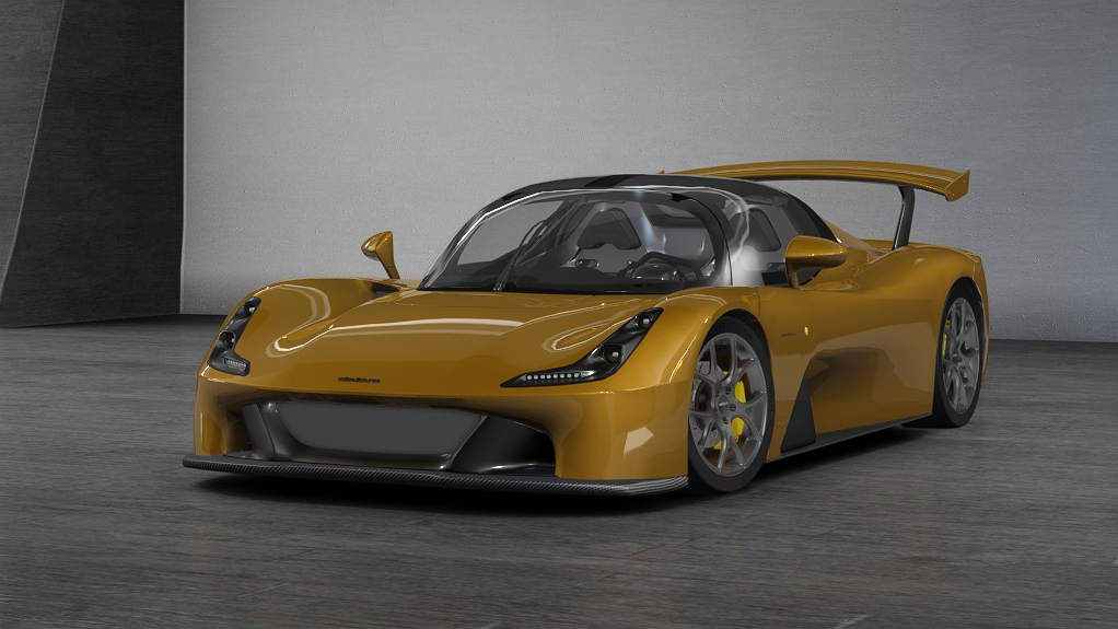 Dallara Stradale, skin ramato_carbonio_lucido