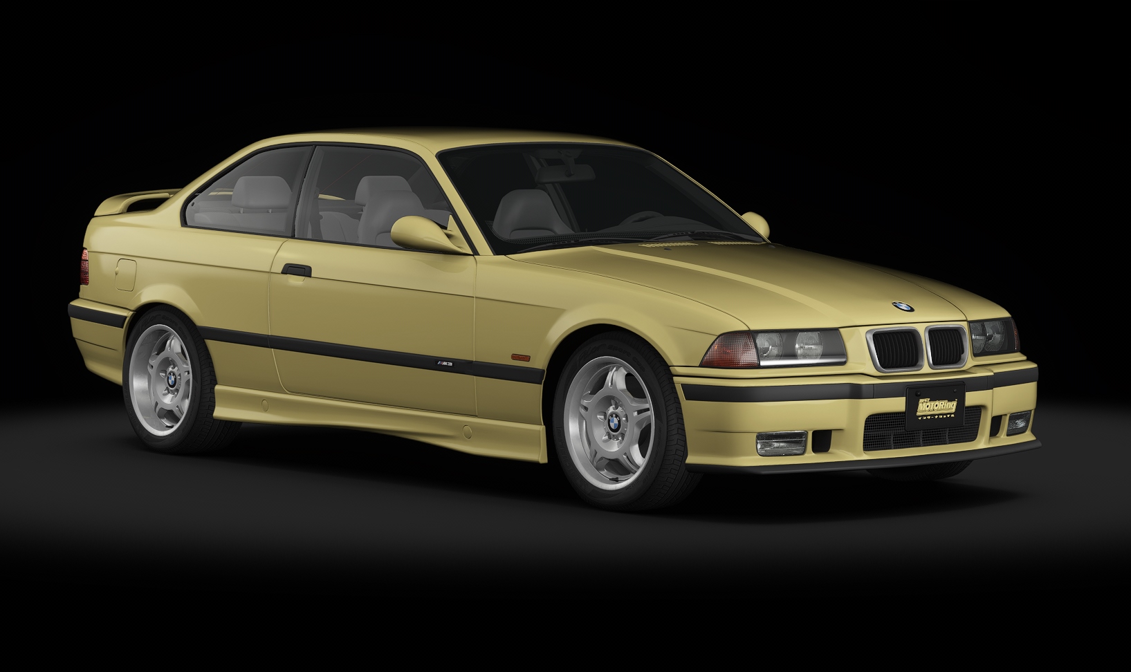 BMW M3 (E36), skin Dakar_Yellow_II