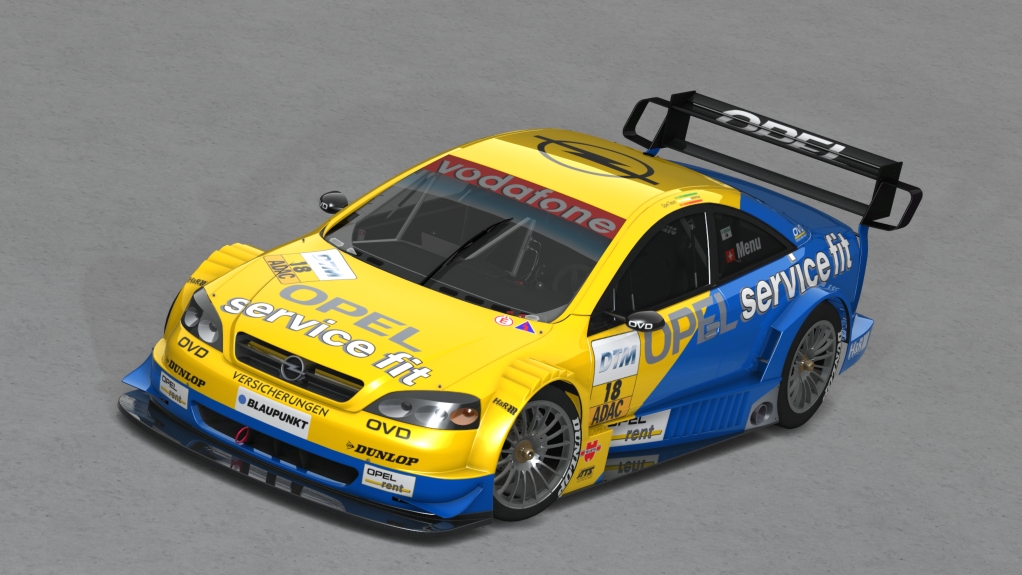 2002 Opel Astra DTM, skin Opel Team Phoenix#18