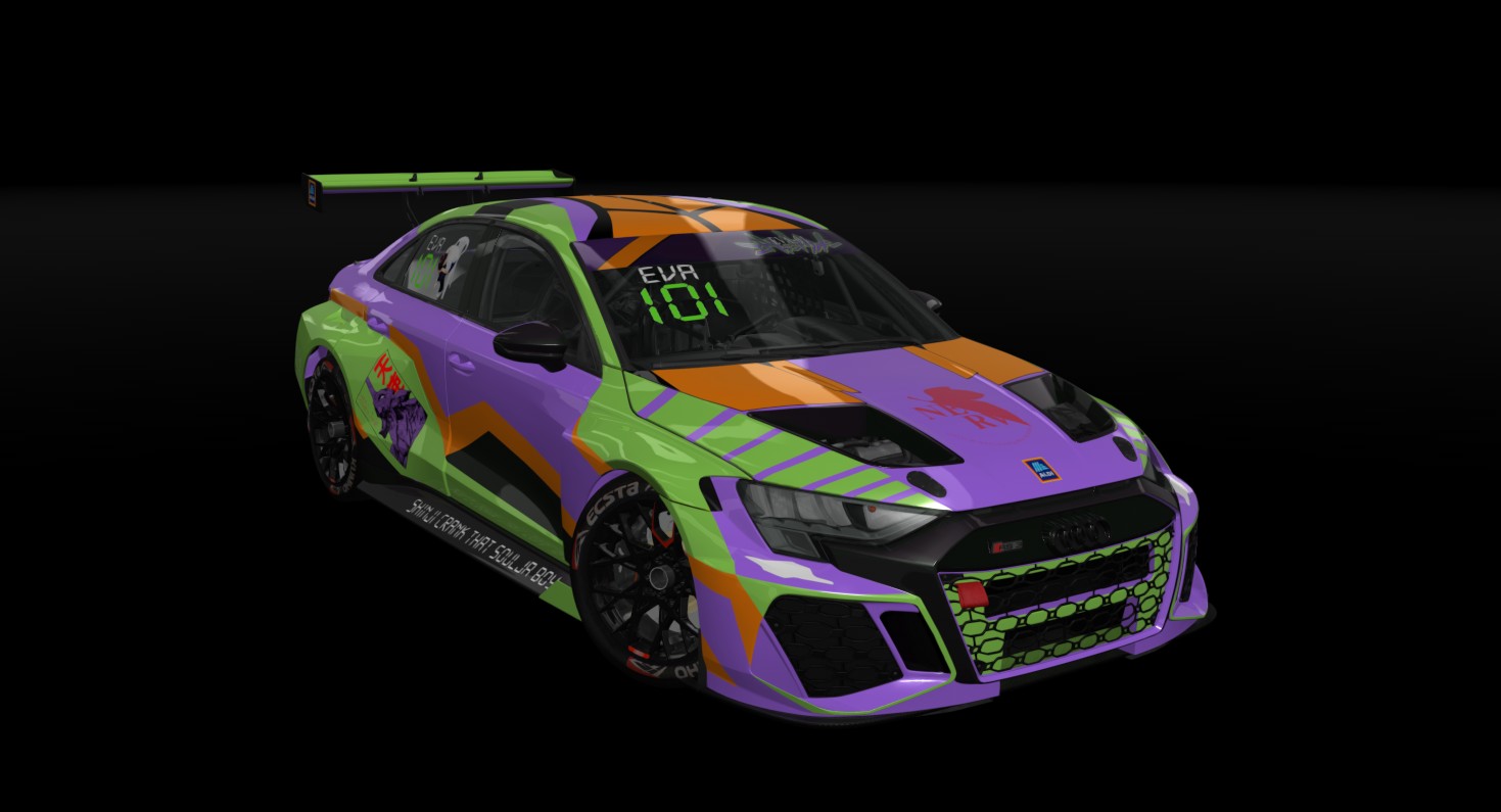 Audi RS3 LMS 2024, skin Eva_1o1