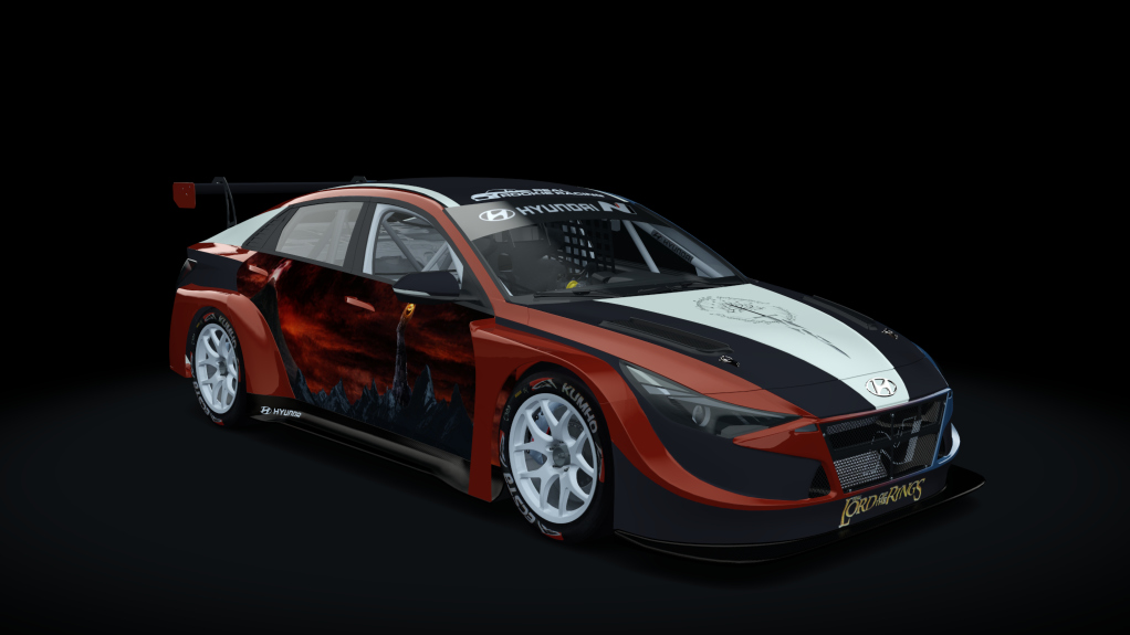 Hyundai Elantra N TCR 2024, skin cL3mY - LOTR