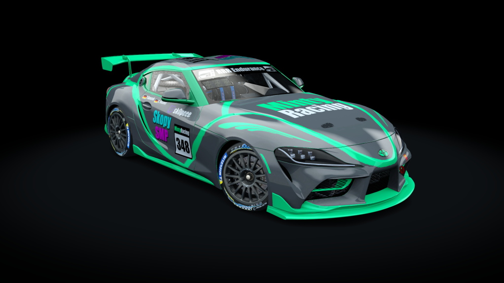 Toyota Supra GT4, skin MintyRacing3