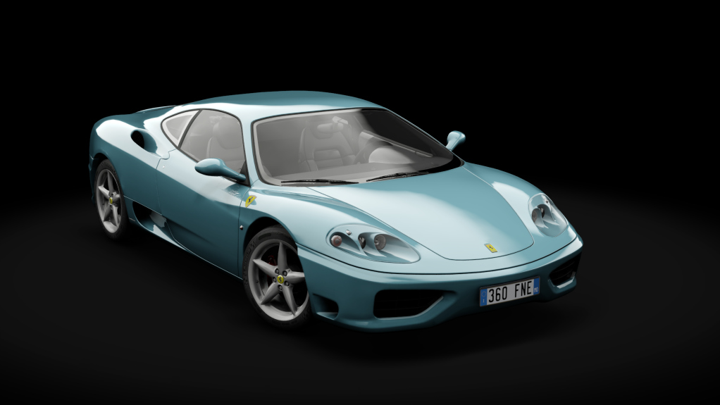 Ferrari 360 Modena S1, skin Azzurro Cielo