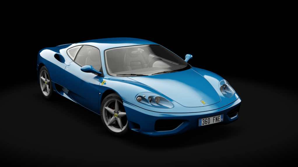 Ferrari 360 Modena S1, skin Azzurro