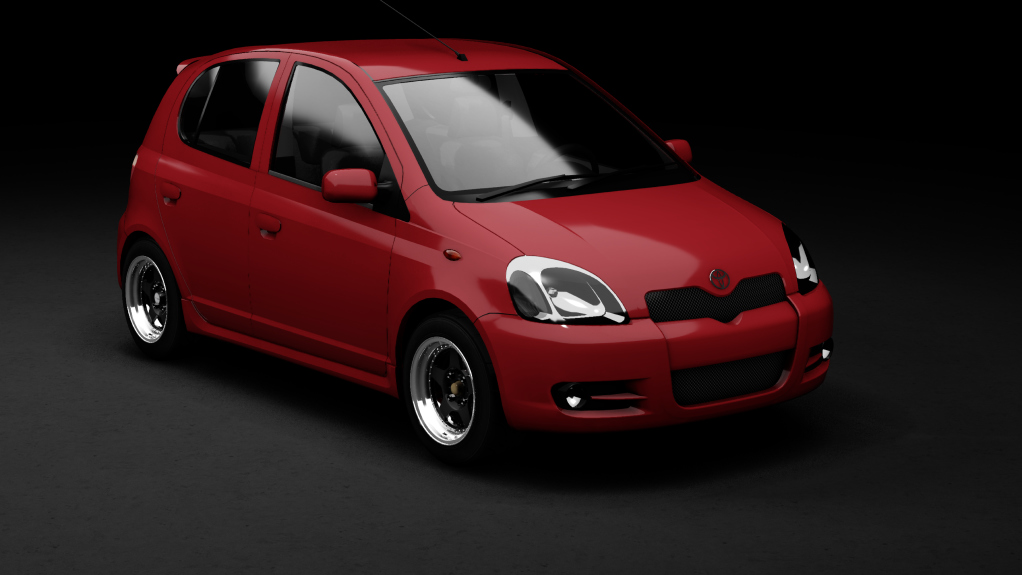 LM - Toyota Bouncing Yaris, skin Yaris 2001 - Chilli Red - 3P0