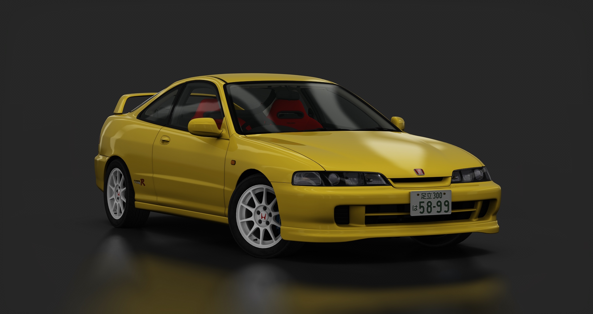 Honda Integra DC2 Type R (JDM), skin 02_Phoenix_Yellow