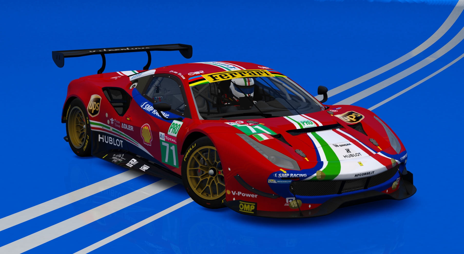 Ferrari 488 GTE, skin 71_AF_LM