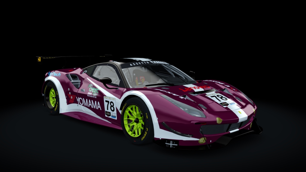 Ferrari 488 GTE, skin CMRSC 78