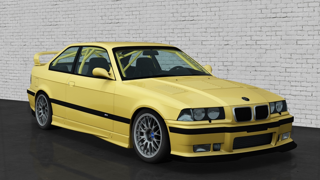 BMW M3 E36 Slang Spec, skin dakar_yellow