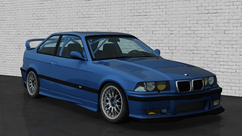 BMW M3 E36 Slang Spec, skin estoril_blue_metallic