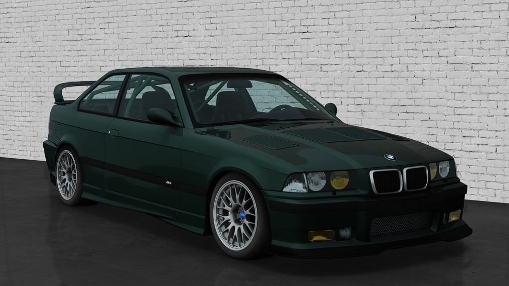 BMW M3 E36 Slang Spec, skin fern_green_metallic