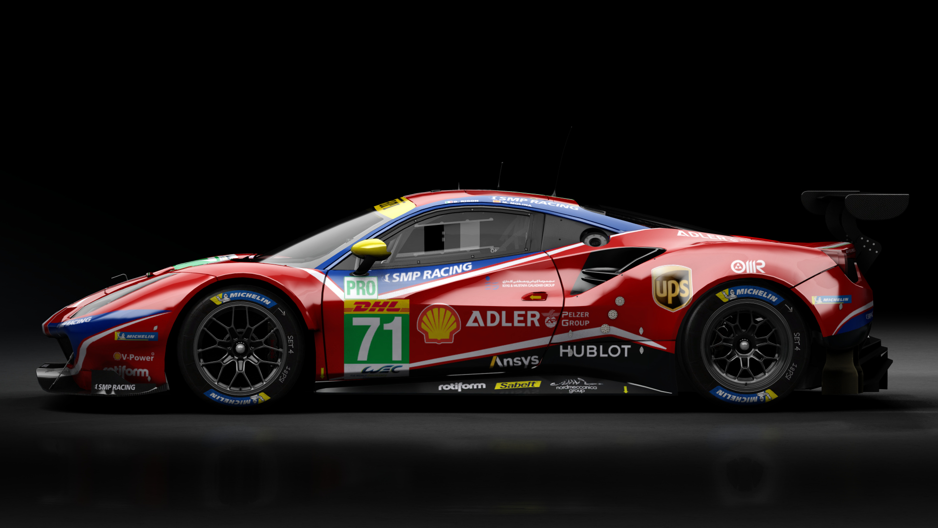 2018 Ferrari 488 GTE Evo [Michelotto], skin 2020 #71 AF Corse WEC