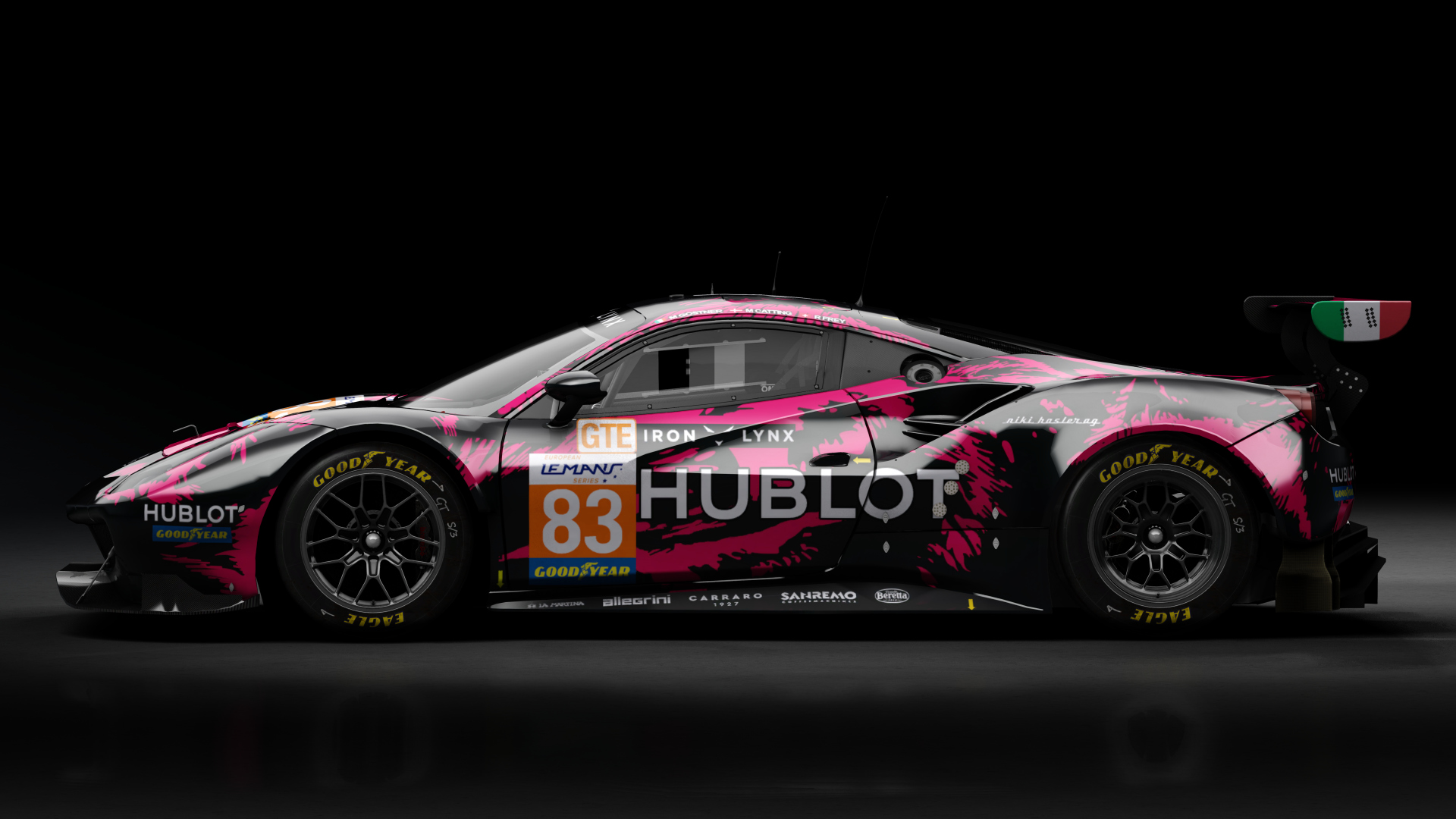 2018 Ferrari 488 GTE Evo [Michelotto], skin 2020 #83 Iron Lynx ELMS