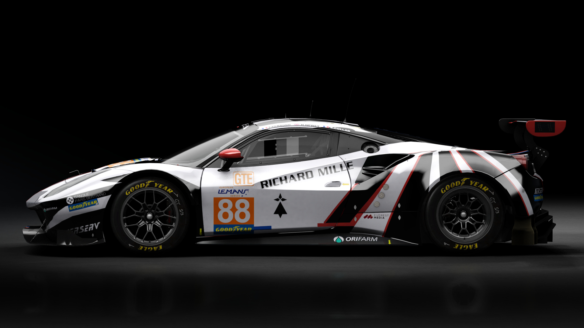 2018 Ferrari 488 GTE Evo [Michelotto], skin 2020 #88 AF Corse ELMS