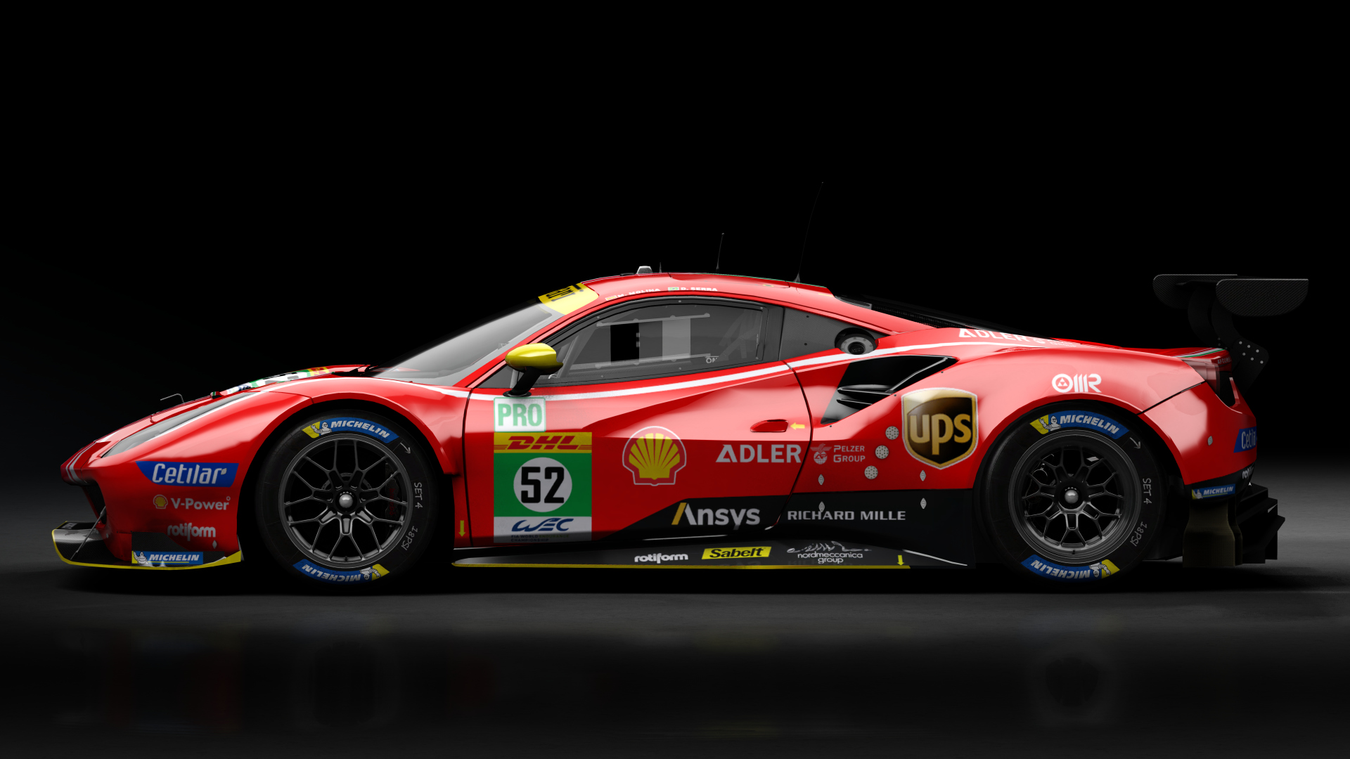 2018 Ferrari 488 GTE Evo [Michelotto], skin 2021 #52 AF Corse WEC