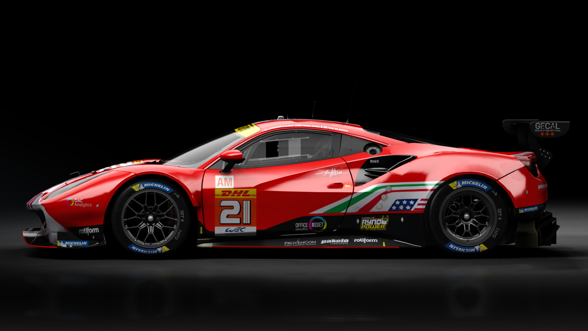 2018 Ferrari 488 GTE Evo [Michelotto], skin 2022 #21 AF Corse WEC Sebring