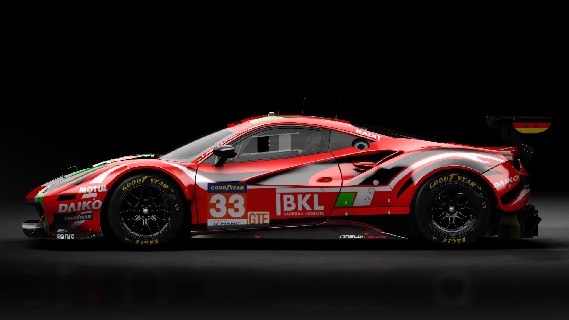 2018 Ferrari 488 GTE Evo [Michelotto], skin 2022 #33 Rinaldi Racing ELMS