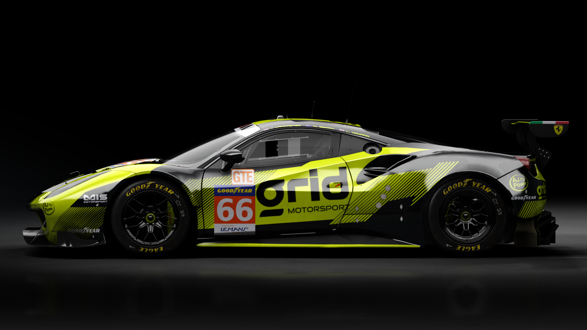 2018 Ferrari 488 GTE Evo [Michelotto], skin 2023 #66 JMW Motorsport ELMS