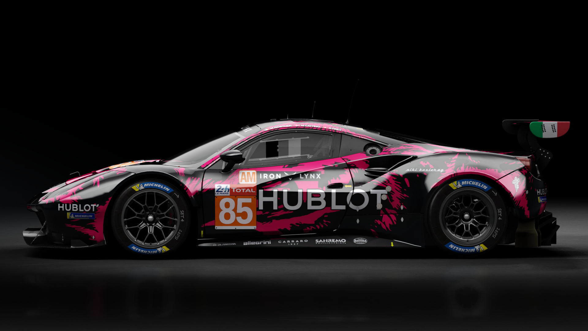 2018 Ferrari 488 GTE Evo Le Mans Spec [Michelotto], skin 2020 #85 Iron Lynx LM24