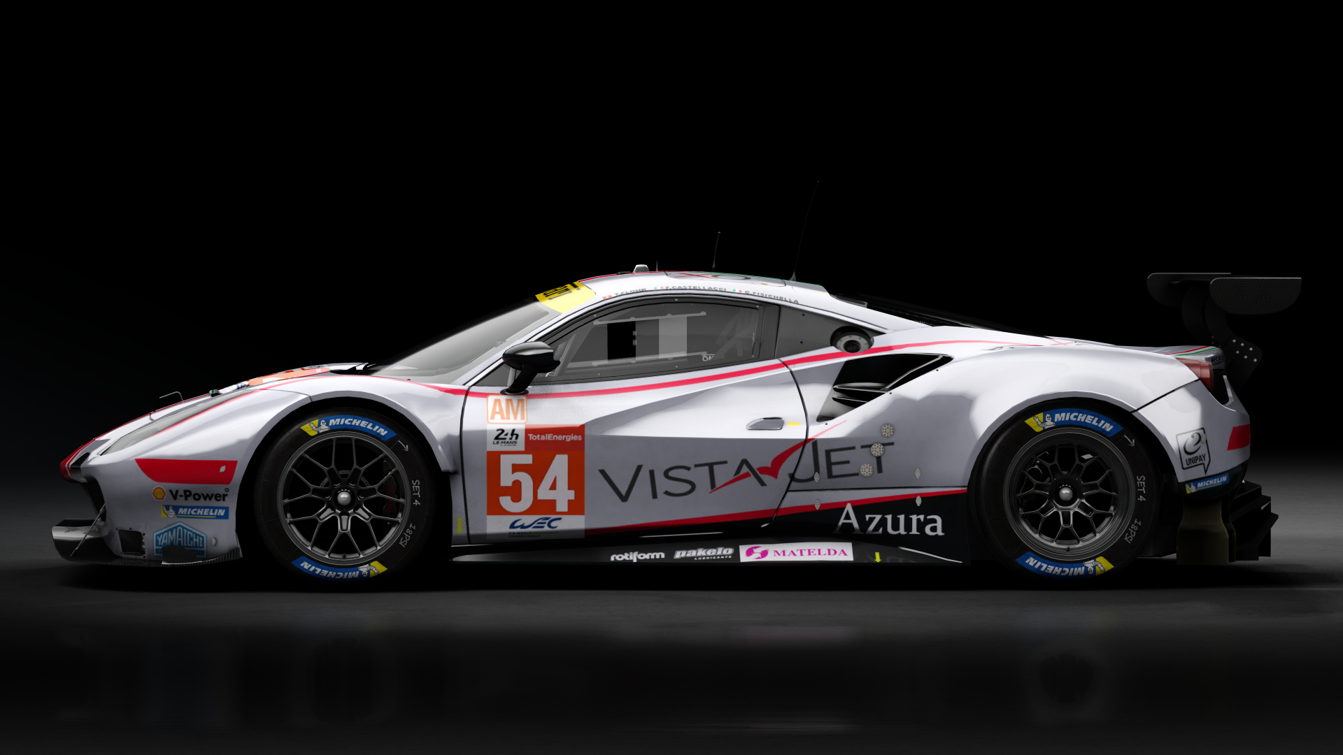 2018 Ferrari 488 GTE Evo Le Mans Spec [Michelotto], skin 2021 #54 AF Corse LM24