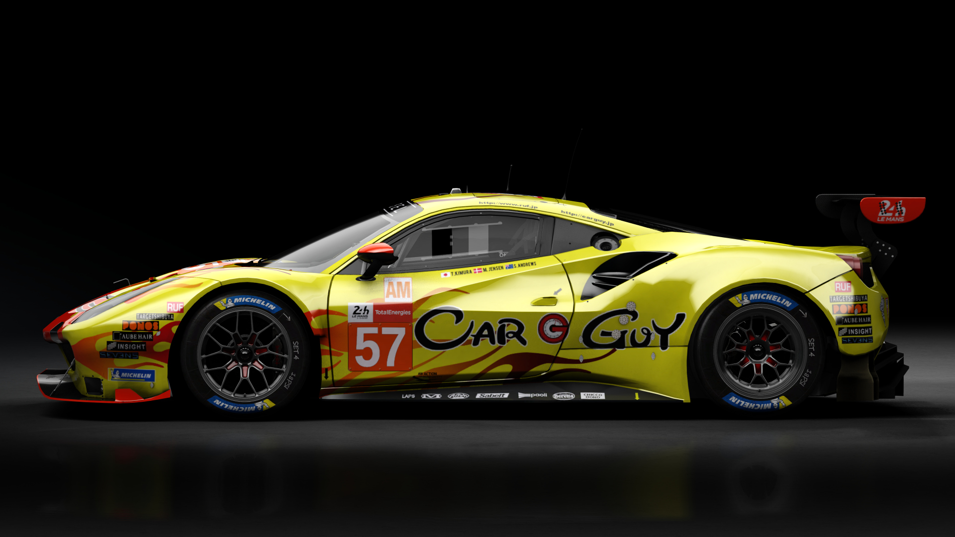 2018 Ferrari 488 GTE Evo Le Mans Spec [Michelotto], skin 2021 #57 Kessel Racing LM24