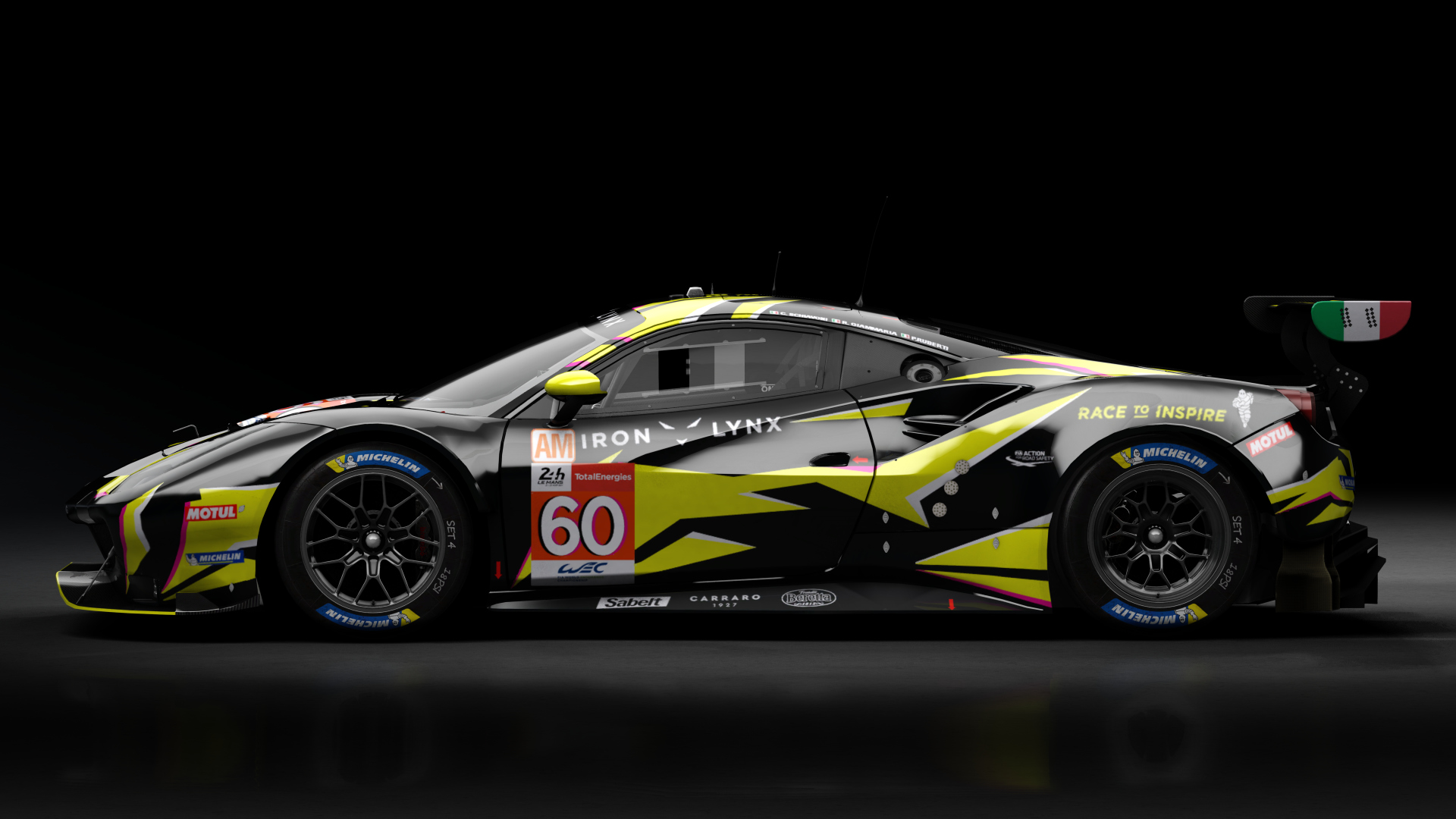2018 Ferrari 488 GTE Evo Le Mans Spec [Michelotto], skin 2021 #60 Iron Lynx LM24