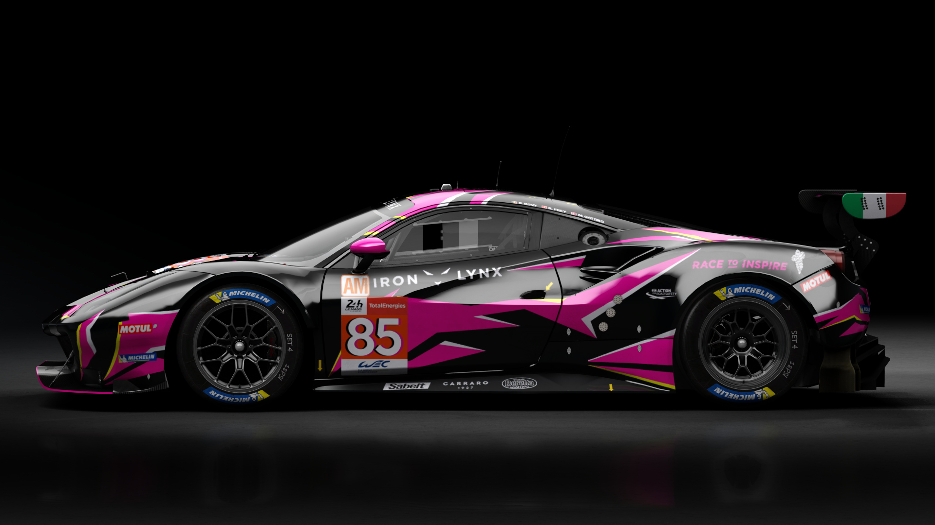 2018 Ferrari 488 GTE Evo Le Mans Spec [Michelotto], skin 2021 #85 LM Iron Lynx LM24