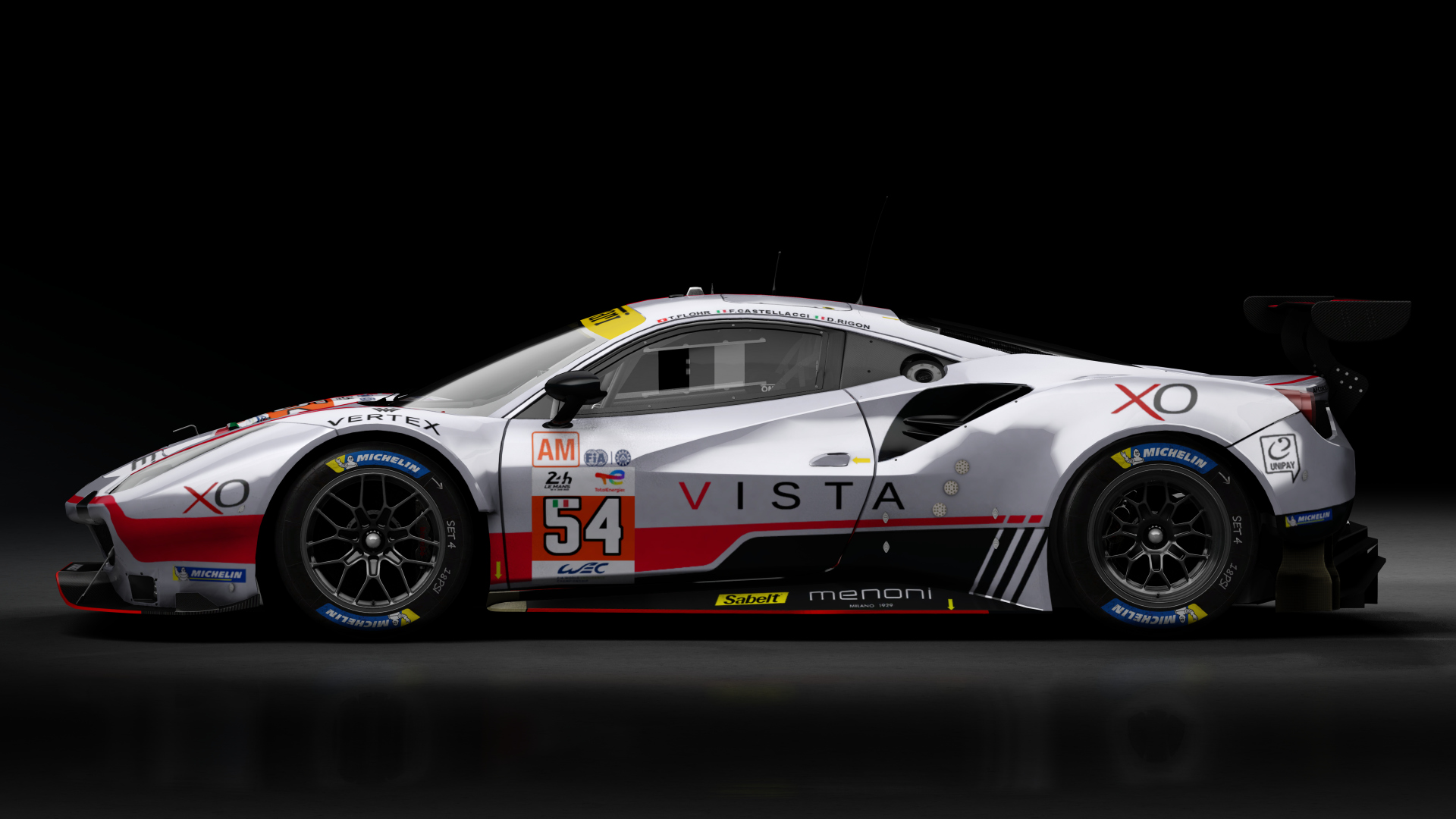 2018 Ferrari 488 GTE Evo Le Mans Spec [Michelotto], skin 2023 #54 AF Corse Test Day LM24